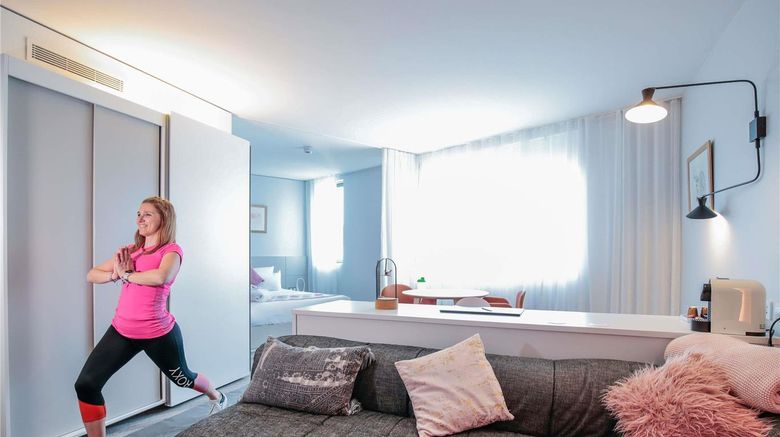 <b>Novotel Suites Luxembourg Hotel Room</b>. Images powered by <a href="https://iceportal.shijigroup.com/" title="IcePortal" target="_blank">IcePortal</a>.