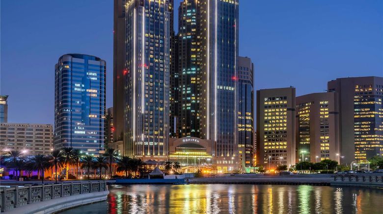 <b>Sofitel Abu Dhabi Corniche Exterior</b>. Images powered by <a href="https://iceportal.shijigroup.com/" title="IcePortal" target="_blank">IcePortal</a>.