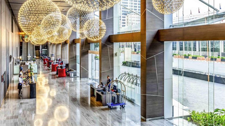 <b>Novotel Bangkok Impact Exterior</b>. Images powered by <a href="https://iceportal.shijigroup.com/" title="IcePortal" target="_blank">IcePortal</a>.