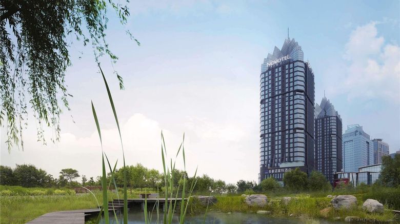 <b>Novotel Zhengzhou Convention Exterior</b>. Images powered by <a href="https://iceportal.shijigroup.com/" title="IcePortal" target="_blank">IcePortal</a>.