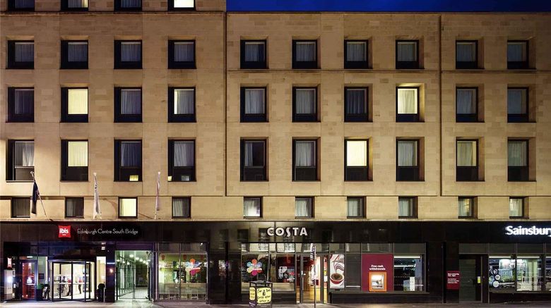 Ibis Edinburgh Centre South Bridge Exterior. Images powered by <a href="https://iceportal.shijigroup.com" target="_blank" rel="noopener">Ice Portal</a>.