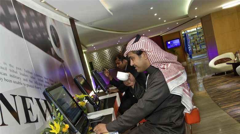 <b>Novotel Suites Riyadh Olaya Restaurant</b>. Images powered by <a href="https://iceportal.shijigroup.com/" title="IcePortal" target="_blank">IcePortal</a>.