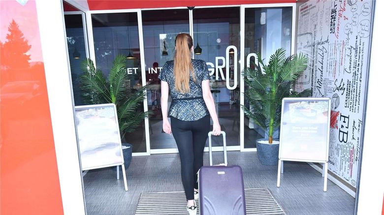 <b>Ibis Sofia Airport Exterior</b>. Images powered by <a href="https://iceportal.shijigroup.com/" title="IcePortal" target="_blank">IcePortal</a>.