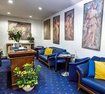Diplomatic Hotel Lobby