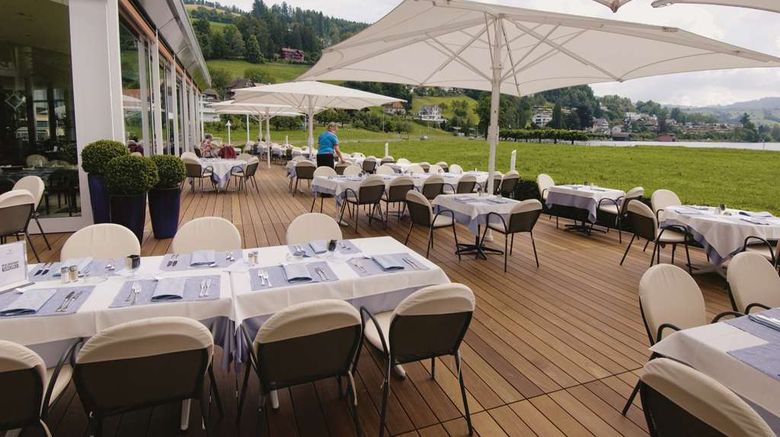 <b>TOP SeminarHotel am Agerisee Restaurant</b>. Images powered by <a href="https://iceportal.shijigroup.com/" title="IcePortal" target="_blank">IcePortal</a>.