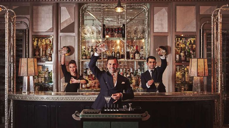 <b>The Connaught Restaurant</b>. Images powered by <a href=https://www.travelagewest.com/Hotels/London/
