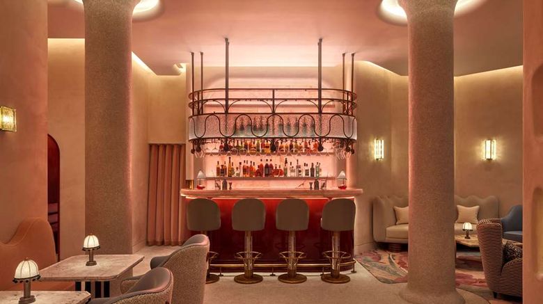 <b>The Connaught Restaurant</b>. Images powered by <a href=https://www.travelagewest.com/Hotels/London/