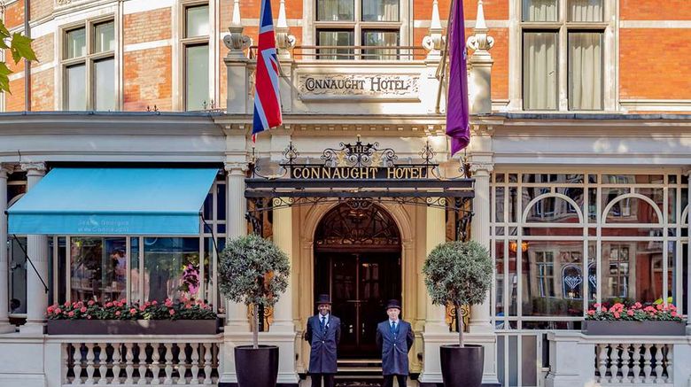 <b>The Connaught Exterior</b>. Images powered by <a href=https://www.travelagewest.com/Hotels/London/