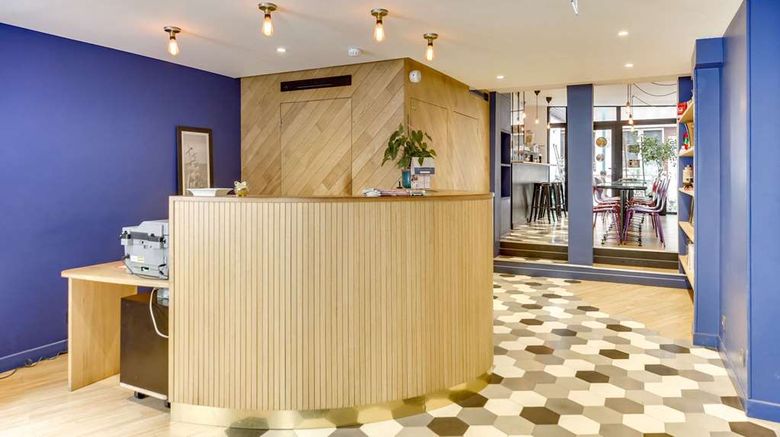 <b>Kyriad Paris Nation Lobby</b>. Images powered by <a href="https://iceportal.shijigroup.com/" title="IcePortal" target="_blank">IcePortal</a>.