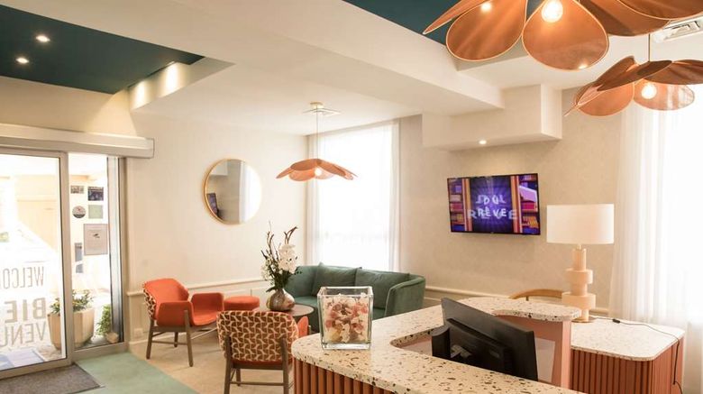 <b>Hotel Kyriad Villefranche Sur Saone Lobby</b>. Images powered by <a href="https://iceportal.shijigroup.com/" title="IcePortal" target="_blank">IcePortal</a>.