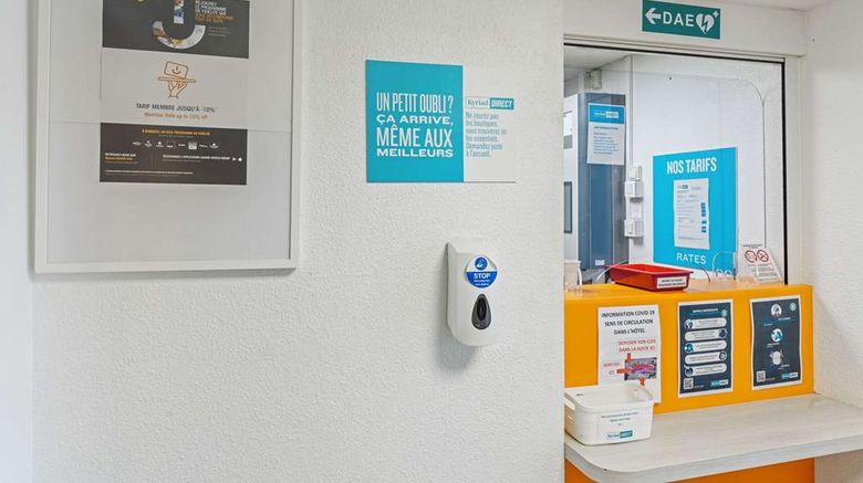 <b>Kyriad Direct Annemasse-Geneve Lobby</b>. Images powered by <a href="https://iceportal.shijigroup.com/" title="IcePortal" target="_blank">IcePortal</a>.