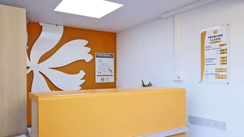 <b>Premiere Classe Cherbourg Tourlaville Lobby</b>. Images powered by <a href="https://iceportal.shijigroup.com/" title="IcePortal" target="_blank">IcePortal</a>.