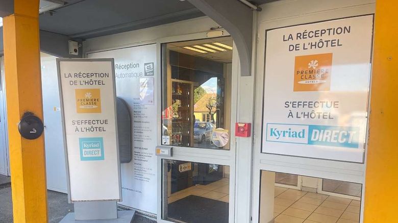 <b>Premiere Classe Montpellier Ouest Lobby</b>. Images powered by <a href="https://iceportal.shijigroup.com/" title="IcePortal" target="_blank">IcePortal</a>.