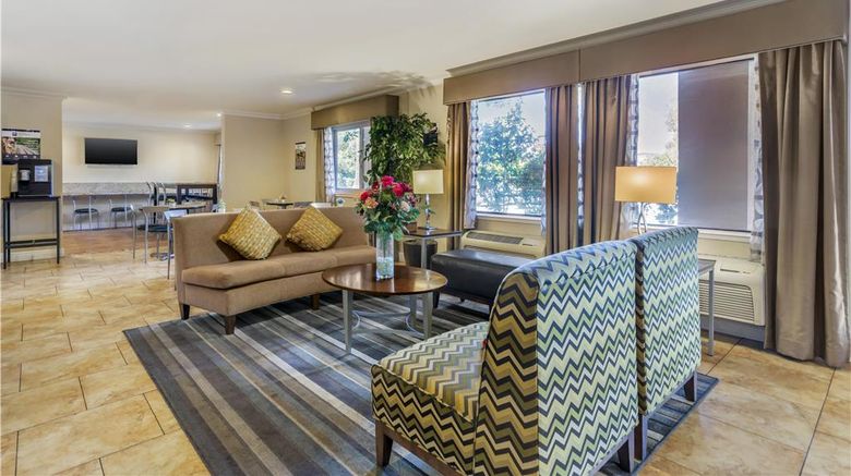 <b>Best Western Plus Pleasanton Inn Lobby</b>. Images powered by <a href="https://iceportal.shijigroup.com/" title="IcePortal" target="_blank">IcePortal</a>.