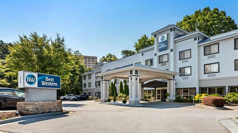 <b>Best Western Gwinnett Center Hotel Exterior</b>. Images powered by <a href="https://iceportal.shijigroup.com/" title="IcePortal" target="_blank">IcePortal</a>.
