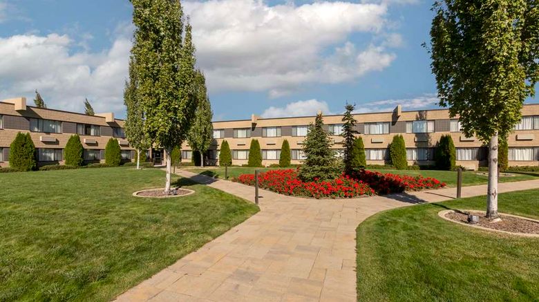 <b>Best Western Plus University Inn Exterior</b>. Images powered by <a href="https://iceportal.shijigroup.com/" title="IcePortal" target="_blank">IcePortal</a>.