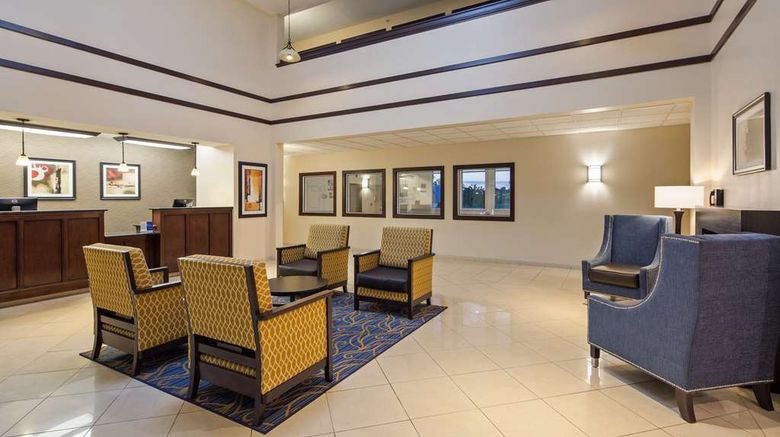 <b>Best Western Plus Gas City Lobby</b>. Images powered by <a href="https://iceportal.shijigroup.com/" title="IcePortal" target="_blank">IcePortal</a>.