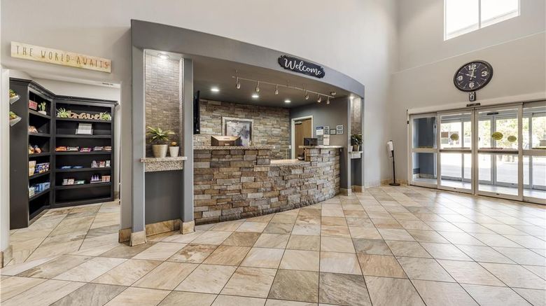 <b>Best Western Plus Sand Bass Inn & Suites Lobby</b>. Images powered by <a href="https://iceportal.shijigroup.com/" title="IcePortal" target="_blank">IcePortal</a>.