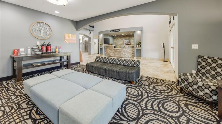 <b>Best Western Plus Sand Bass Inn & Suites Lobby</b>. Images powered by <a href="https://iceportal.shijigroup.com/" title="IcePortal" target="_blank">IcePortal</a>.