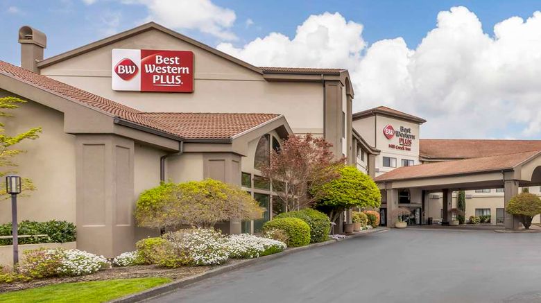 <b>Best Western Plus Mill Creek Inn Exterior</b>. Images powered by <a href="https://iceportal.shijigroup.com/" title="IcePortal" target="_blank">IcePortal</a>.