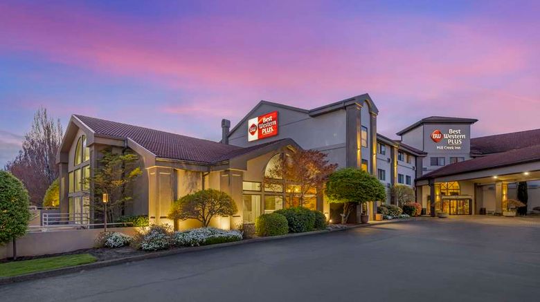 <b>Best Western Plus Mill Creek Inn Exterior</b>. Images powered by <a href="https://iceportal.shijigroup.com/" title="IcePortal" target="_blank">IcePortal</a>.
