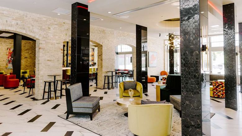 <b>Aiden San Antonio Riverwalk Lobby</b>. Images powered by <a href="https://iceportal.shijigroup.com/" title="IcePortal" target="_blank">IcePortal</a>.