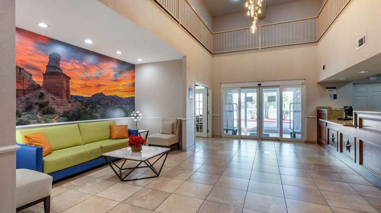 <b>Best Western Palo Duro Canyon Inn & Stes Lobby</b>. Images powered by <a href="https://iceportal.shijigroup.com/" title="IcePortal" target="_blank">IcePortal</a>.