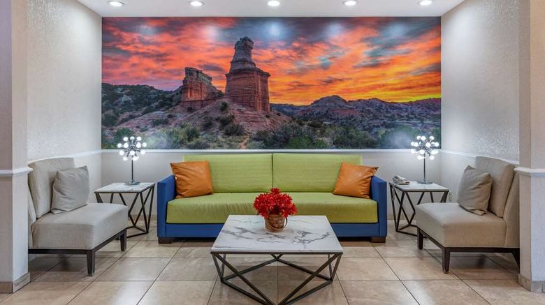 <b>Best Western Palo Duro Canyon Inn & Stes Lobby</b>. Images powered by <a href="https://iceportal.shijigroup.com/" title="IcePortal" target="_blank">IcePortal</a>.