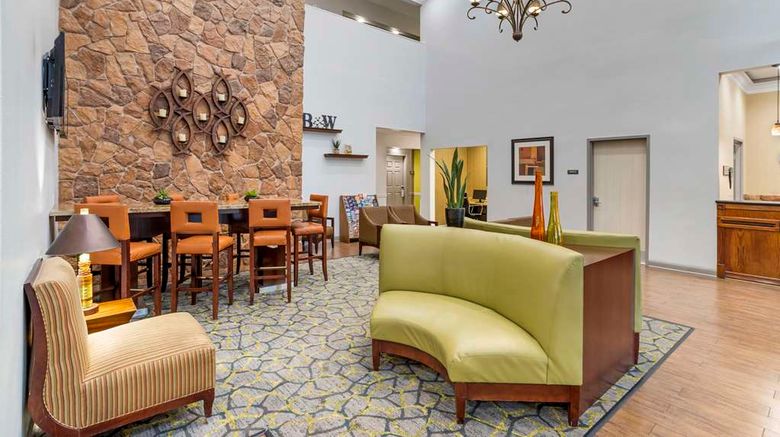 <b>Best Western Plus Hobby Arpt Inn & Stes Lobby</b>. Images powered by <a href="https://iceportal.shijigroup.com/" title="IcePortal" target="_blank">IcePortal</a>.