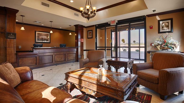 <b>Best Western Orange Inn & Suites Lobby</b>. Images powered by <a href="https://iceportal.shijigroup.com/" title="IcePortal" target="_blank">IcePortal</a>.