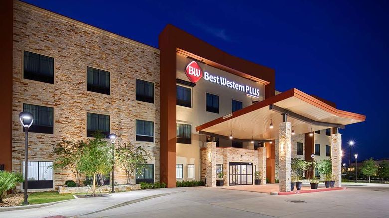 Best Western Plus College Station Inn Exterior. Images powered by <a href="https://iceportal.shijigroup.com" target="_blank" rel="noopener">Ice Portal</a>.