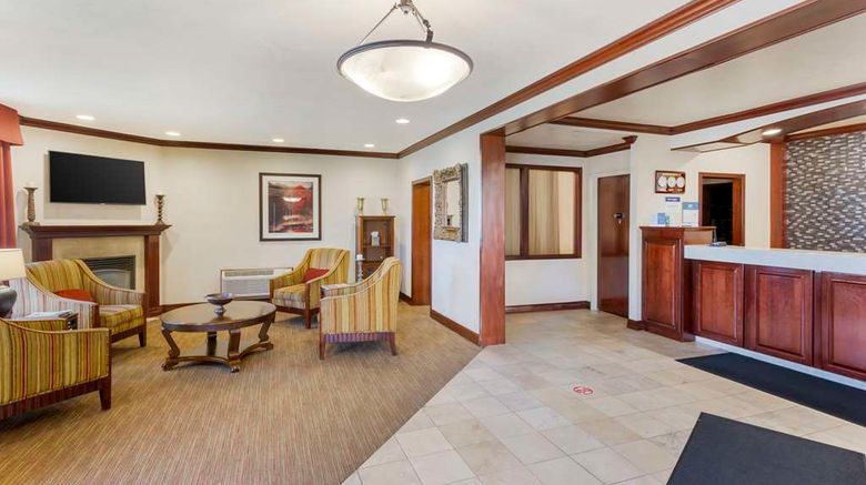 <b>Best Western Plus Weston Inn Lobby</b>. Images powered by <a href="https://iceportal.shijigroup.com/" title="IcePortal" target="_blank">IcePortal</a>.