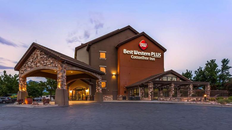 Best Western Plus CottonTree Inn Exterior. Images powered by <a href="https://iceportal.shijigroup.com" target="_blank" rel="noopener">Ice Portal</a>.