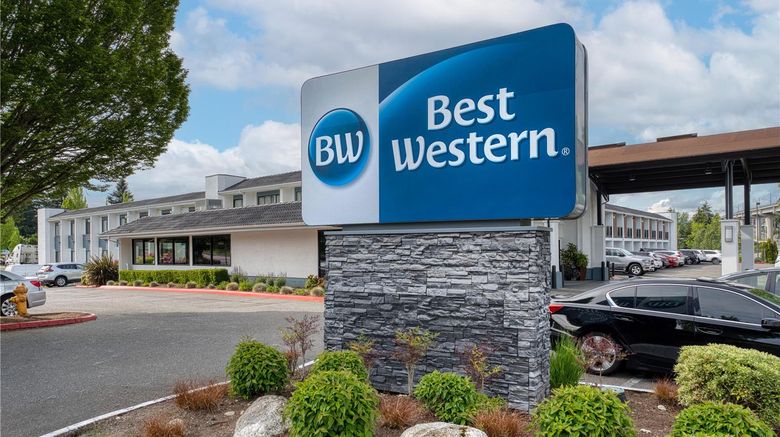 <b>Best Western Seattle Airport Exterior</b>. Images powered by <a href="https://iceportal.shijigroup.com/" title="IcePortal" target="_blank">IcePortal</a>.