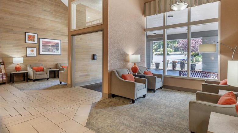 <b>Best Western Plus Harbor Plaza Conf Ctr Lobby</b>. Images powered by <a href="https://iceportal.shijigroup.com/" title="IcePortal" target="_blank">IcePortal</a>.