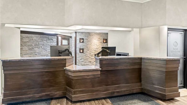 <b>Best Western Plus Mariposa Inn Conf Ctr Lobby</b>. Images powered by <a href="https://iceportal.shijigroup.com/" title="IcePortal" target="_blank">IcePortal</a>.
