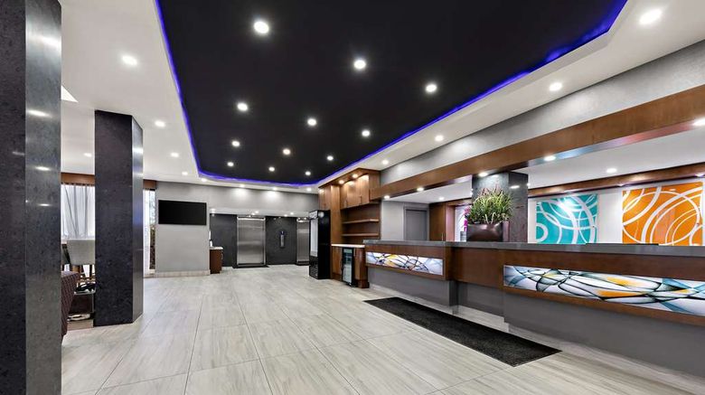 <b>Best Western Plus Toronto North York Lobby</b>. Images powered by <a href="https://iceportal.shijigroup.com/" title="IcePortal" target="_blank">IcePortal</a>.