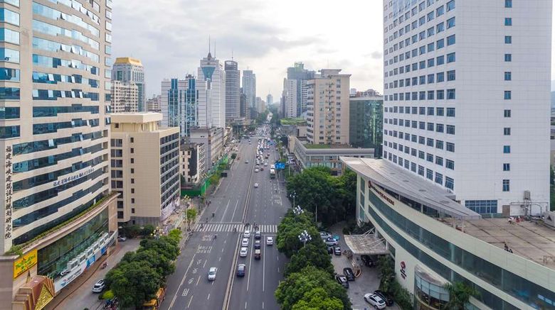 <b>Best Western Fuzhou Fortune Hotel Exterior</b>. Images powered by <a href="https://iceportal.shijigroup.com/" title="IcePortal" target="_blank">IcePortal</a>.