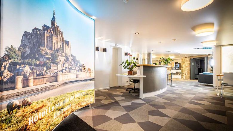 <b>Best Western le Moulin de Ducey Lobby</b>. Images powered by <a href="https://iceportal.shijigroup.com/" title="IcePortal" target="_blank">IcePortal</a>.