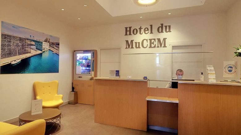 <b>Best Western Hotel Du Mucem Lobby</b>. Images powered by <a href="https://iceportal.shijigroup.com/" title="IcePortal" target="_blank">IcePortal</a>.