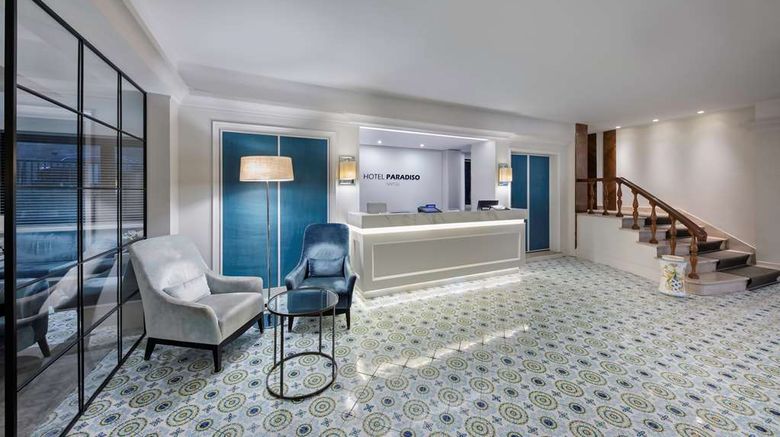 <b>Best Western Hotel Paradiso Lobby</b>. Images powered by <a href="https://iceportal.shijigroup.com/" title="IcePortal" target="_blank">IcePortal</a>.