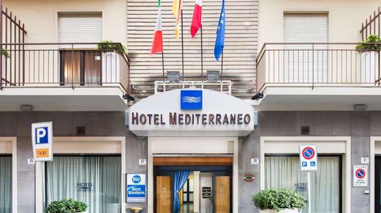 <b>Best Western Hotel Mediterraneo Exterior</b>. Images powered by <a href="https://iceportal.shijigroup.com/" title="IcePortal" target="_blank">IcePortal</a>.