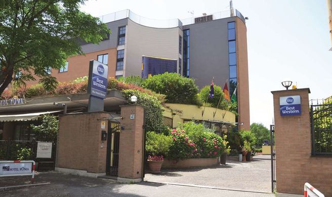 Best Western Blu Hotel Roma Exterior