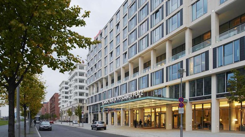 Scandic Berlin Potsdamer Platz Exterior. Images powered by <a href="https://iceportal.shijigroup.com" target="_blank" rel="noopener">Ice Portal</a>.