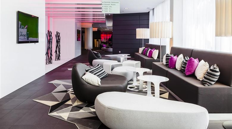<b>Scandic Tampere Station Lobby</b>. Images powered by <a href="https://iceportal.shijigroup.com/" title="IcePortal" target="_blank">IcePortal</a>.