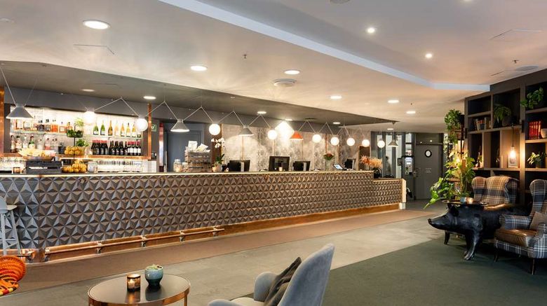 <b>Scandic Hotel Byporten Oslo Lobby</b>. Images powered by <a href="https://iceportal.shijigroup.com/" title="IcePortal" target="_blank">IcePortal</a>.