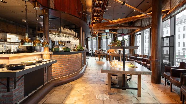 <b>Scandic Hotel Byporten Oslo Restaurant</b>. Images powered by <a href="https://iceportal.shijigroup.com/" title="IcePortal" target="_blank">IcePortal</a>.
