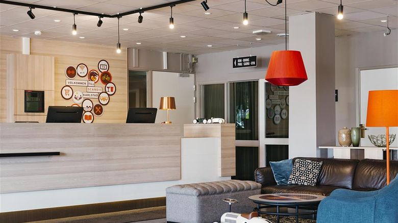 <b>Scandic Klaralven Lobby</b>. Images powered by <a href="https://iceportal.shijigroup.com/" title="IcePortal" target="_blank">IcePortal</a>.