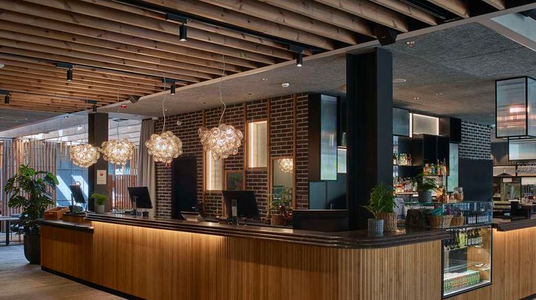 <b>Scandic Hotel Strommen Lobby</b>. Images powered by <a href="https://iceportal.shijigroup.com/" title="IcePortal" target="_blank">IcePortal</a>.