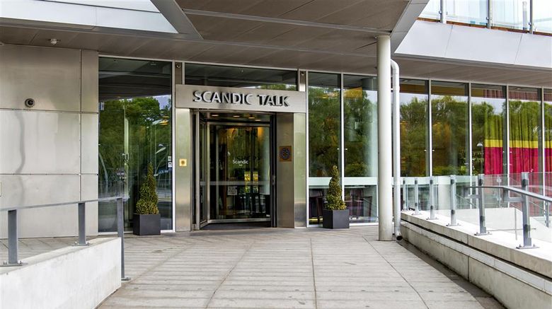 <b>Scandic Talk Hotel Exterior</b>. Images powered by <a href="https://iceportal.shijigroup.com/" title="IcePortal" target="_blank">IcePortal</a>.